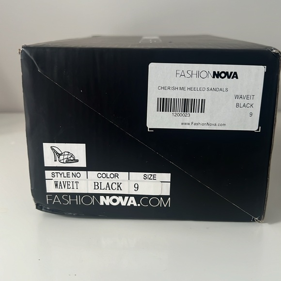 Fashion Nova Braided Black Heeled Sandal - Picture 4 of 4